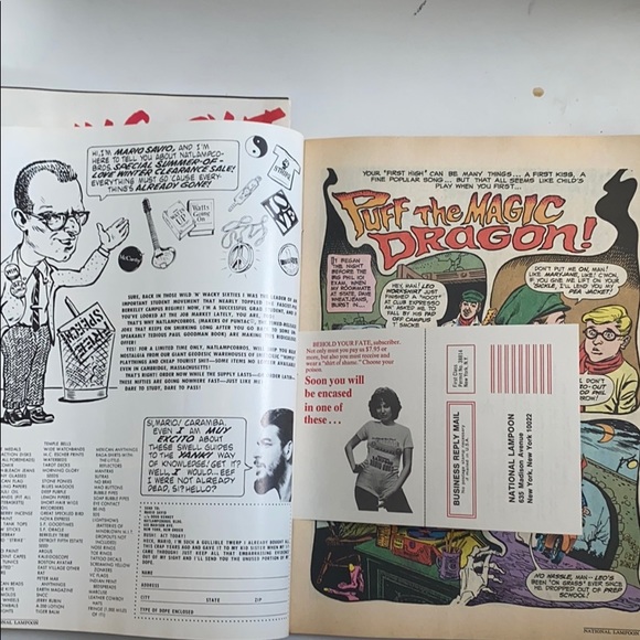 2 vintage adult national Lampoon magazines - Picture 2 of 5